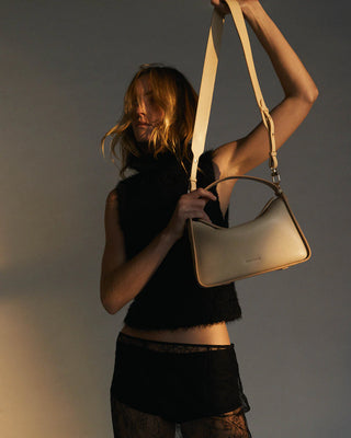 The Horse Clementine Bag in Oat & Gold