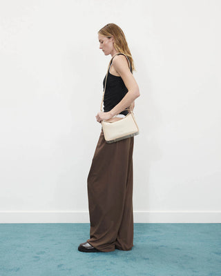 The Horse Clementine Bag in Oat & Gold