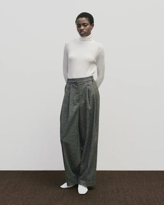 Mijeong Park Roll Neck Jersey Top - White