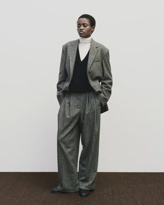 Mijeong Park Wool Blend Oversized Jacket - Gray