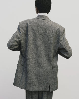 Mijeong Park Wool Blend Oversized Jacket - Gray