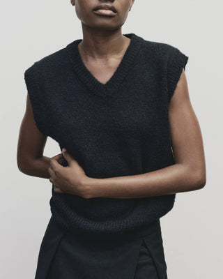 Mijeong Park V-Neck Vest - Navy