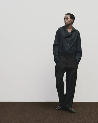 Mijeong Park Wool Blend Workwear Pants - Navy