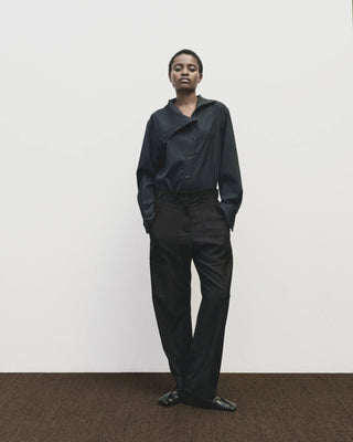 Mijeong Park Wool Blend Workwear Pants - Navy