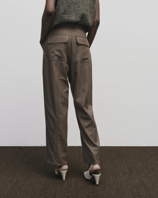 Mijeong Park Wool Blend Workwear Pants - Light Brown