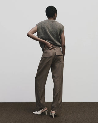 Mijeong Park Wool Blend Workwear Pants - Light Brown