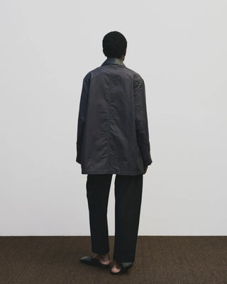 Mijeong Park Contrast Collar Work Jacket - Navy