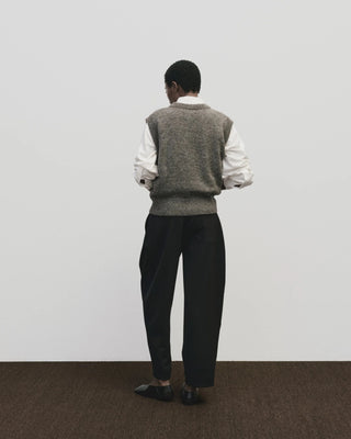 Mijeong Park V-Neck Vest - Heather Brown