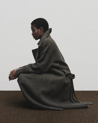 Mijeong Park Belted Wool Coat - Brown