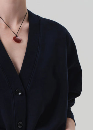 Citizens Of Humanity Fleece Cardigan - Navy