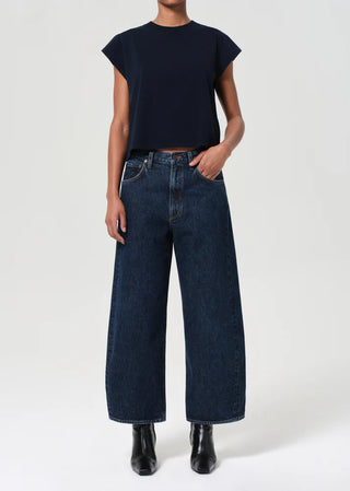 Agolde Low Curve Jean Crop In Pendulum