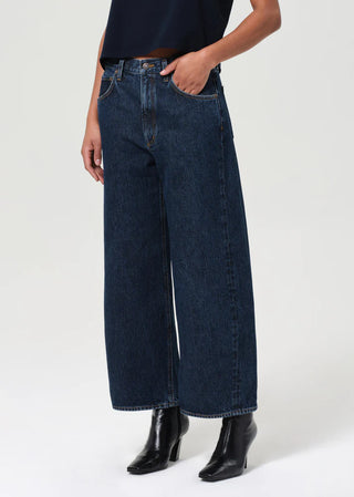 Agolde Low Curve Jean Crop In Pendulum