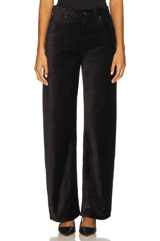 Citizens Of Humanity Ayla Baggy In Solid Black