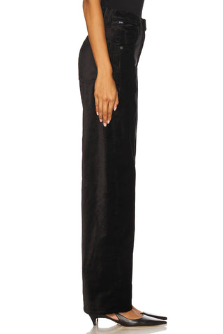 Citizens Of Humanity Ayla Baggy In Solid Black