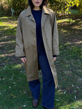 Mijeong Park Oversized Trench - Khaki