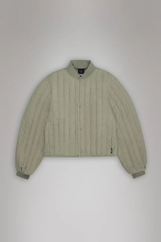 Rains Banja Liner Bomber W Jacket in Drift