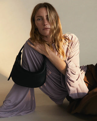 The Horse Friday Bag in Black & Gold