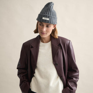 Le Bonnet Logo Beanie - Slate Grey