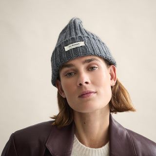 Le Bonnet Logo Beanie - Slate Grey