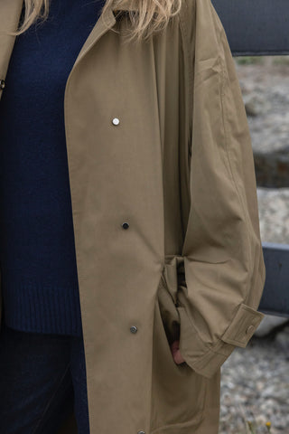 Mijeong Park Oversized Trench - Khaki