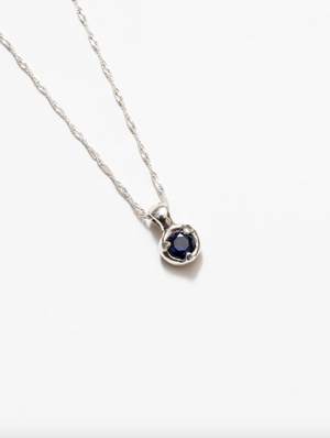Wolf Circus Nina Necklace in Blue and Sterling Silver