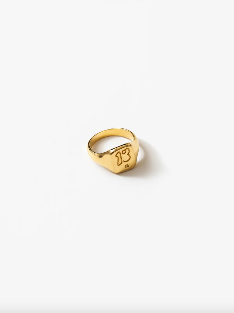 Wolf Circus Lucky Ring in Gold