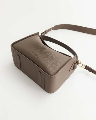 The Horse Clementine Bag in Mushroom & Gold