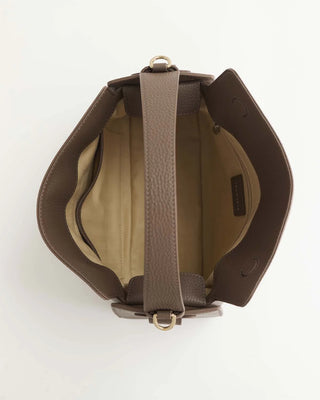 The Horse Clementine Bag in Mushroom & Gold