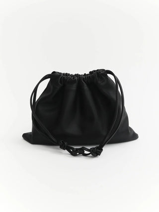 The Horse Fin Drawstring Bag in Black