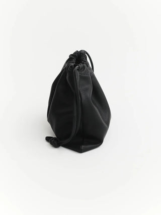 The Horse Fin Drawstring Bag in Black