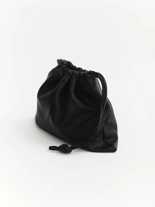 The Horse Fin Drawstring Bag in Black