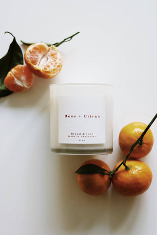 Brand & Iron Home Series: Rose + Citrus