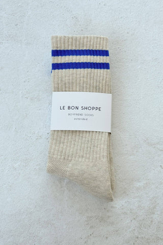 EXTENDED Boyfriend Socks (wholesale): Ice