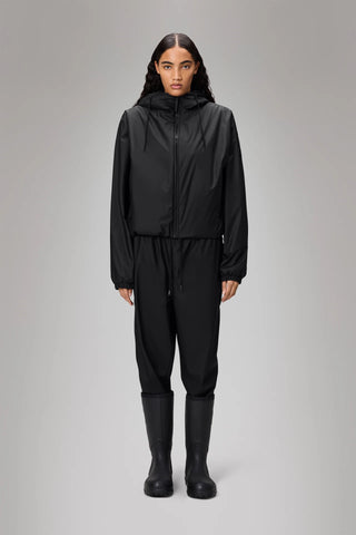 Rains Lohja Short Insulated Jacket in Black