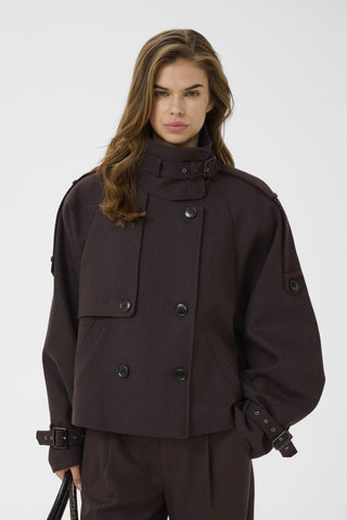 Gestuz Gzavic Short Jacket in Ganache