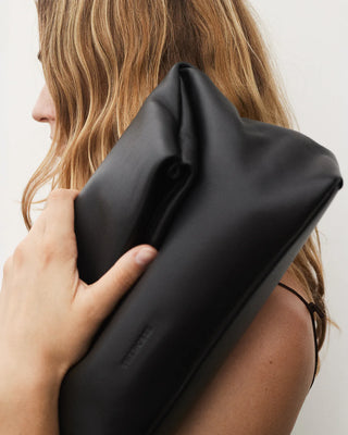 The Horse Benny Fold Clutch in Black