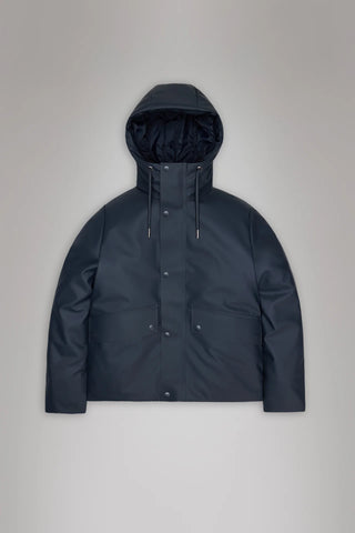 Rains Nome Short W Parka in Navy