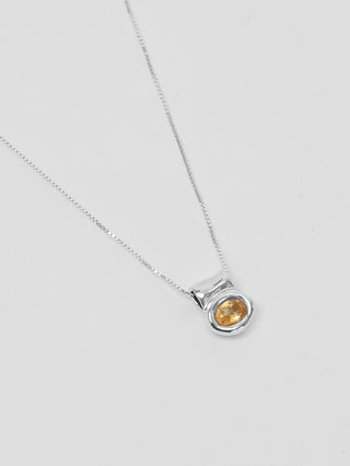 Wolf Circus Cora Necklace in Citrine and Sterling Silver