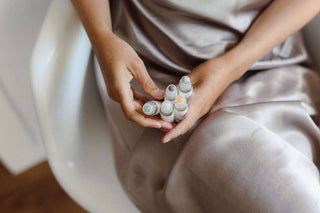 Picot Honey Tobacco Fragrance Roller - Orange Calcite