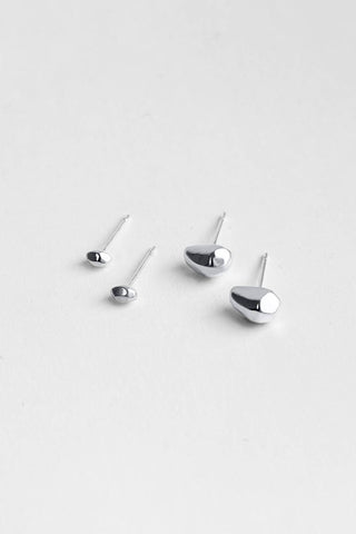 Kara Yoo Pebble Studs Gold Vermeil
