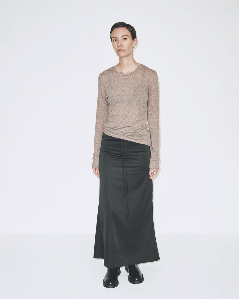 
            
                Load image into Gallery viewer, Mijeong Park Wool Crew Neck Shirt
            
        