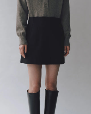 Mijeong Park Wool Mini Skirt - Black
