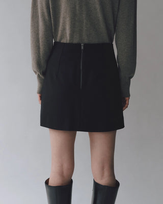 Mijeong Park Wool Mini Skirt - Black