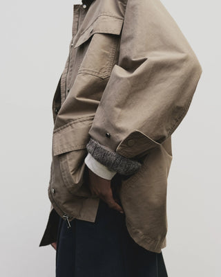 Mijeong Park Contrast Collar Work Jacket - Dark Beige