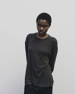 Mijeong Park Wool Cotton Jersey T-Shirt - Charcoal