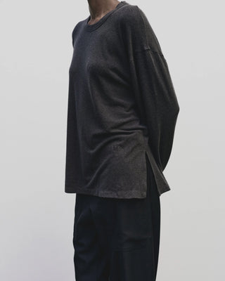 Mijeong Park Wool Cotton Jersey T-Shirt - Charcoal