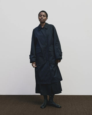 Mijeong Park Oversized Trench - Navy