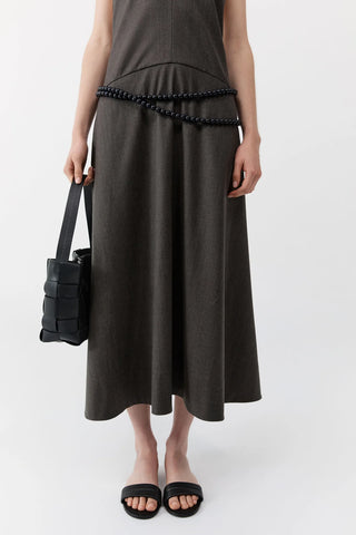 St Agni Woven Mini Tote - Black
