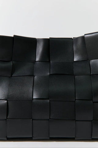 St Agni Woven Mini Tote - Black