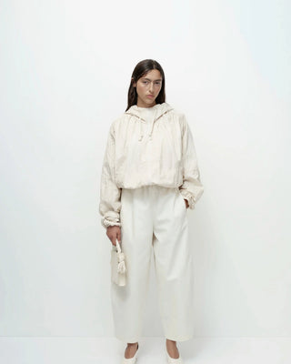 Mijeong Park Shirred Anorak - Cream